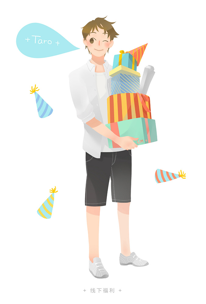 小清新都市插畫(huà)唯美人物設計4